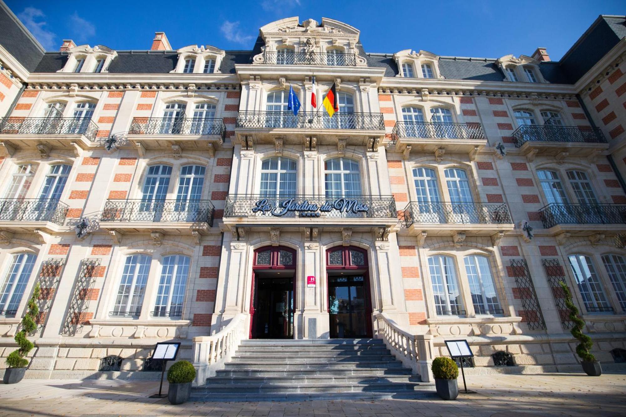 Hotel Les Jardins Du Mess Verdún Exterior foto